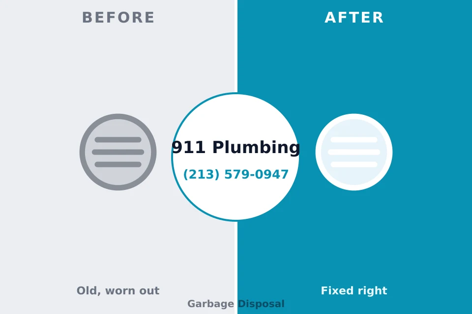 Before and after: plumbing company Leonia, NJ